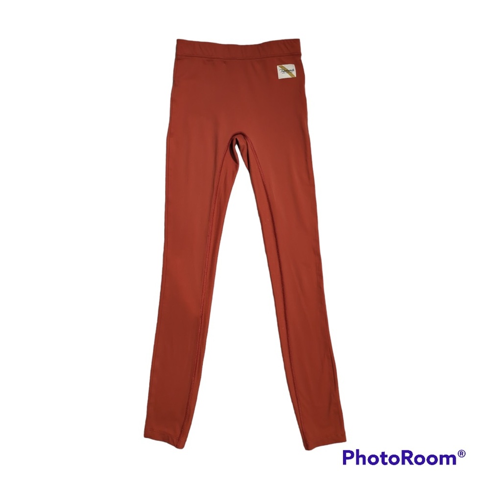 Tracksmith, Terra Cotta Turnover Tights, XS